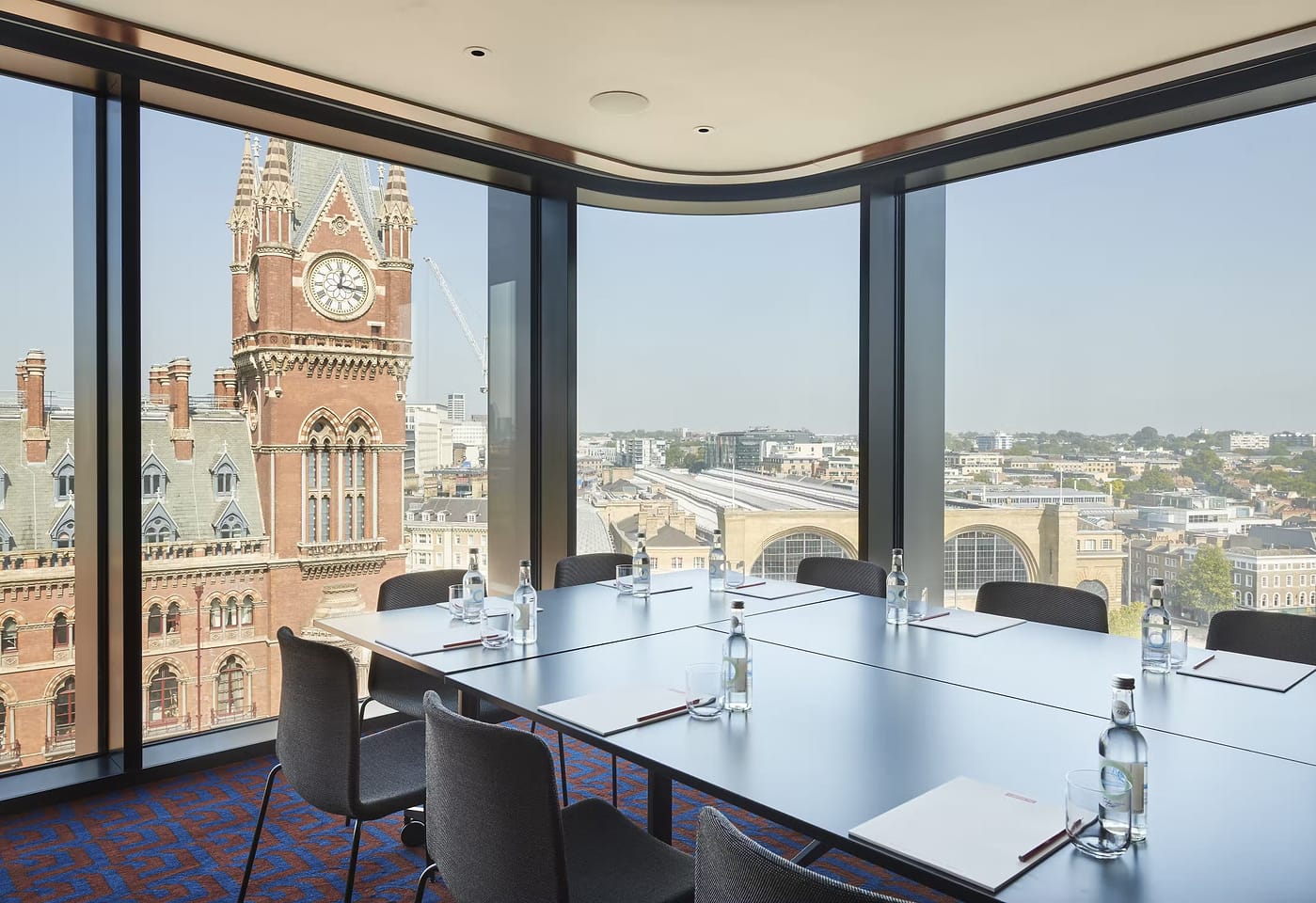 Views of St. Pancras from the Standard Hotel's meeting room