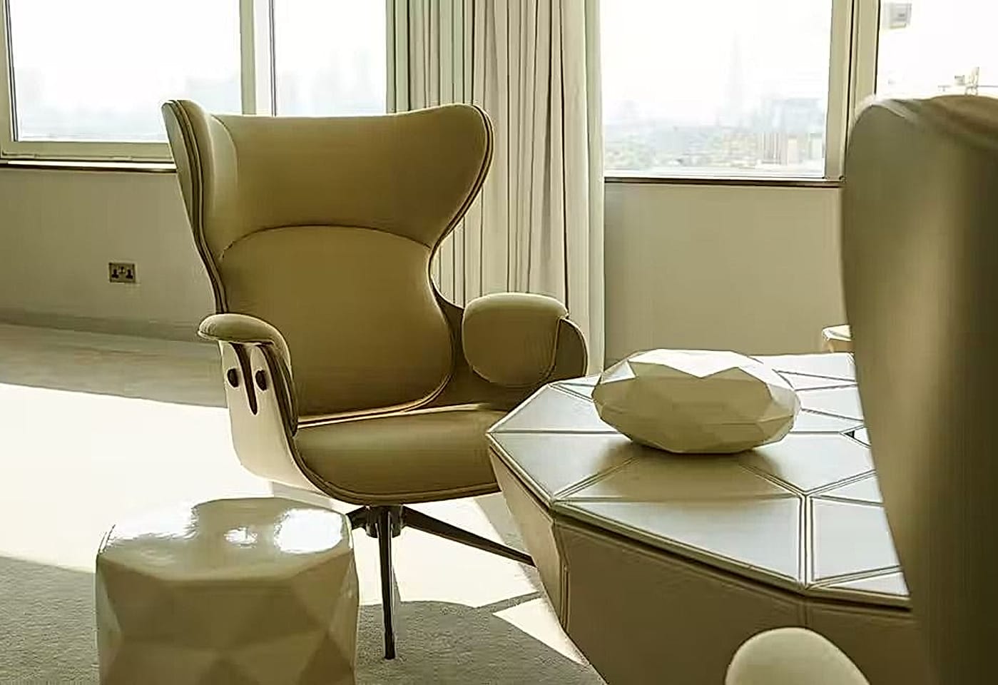 Comfortable chairs in this Kings Cross meeting room