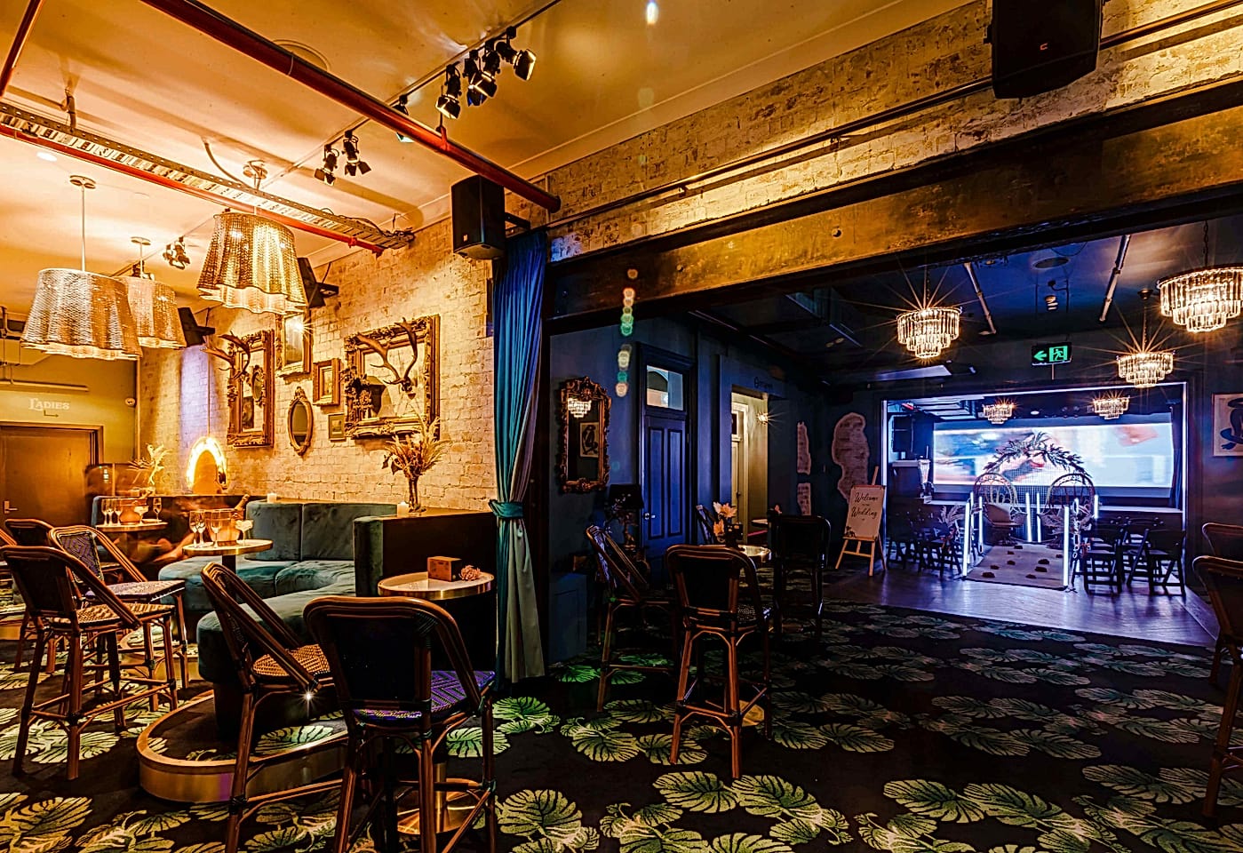 The Prince Consort Hotel | View of Tables and Lighting | Venue Hire Brisbane | 3