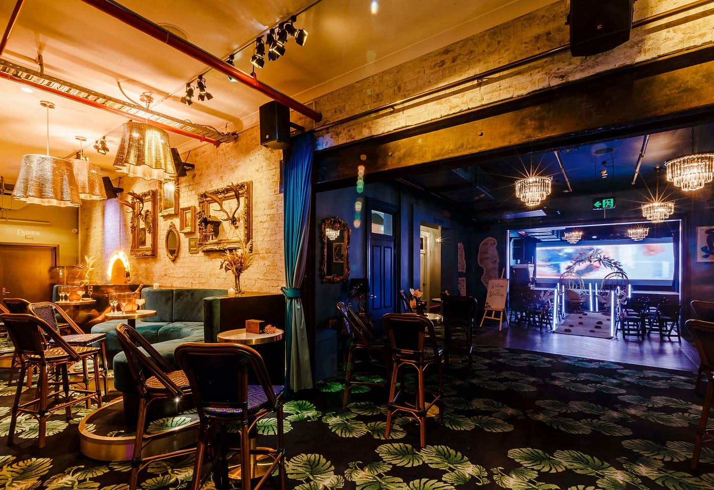 The Prince Consort Hotel | View of Tables and Lighting | Venue Hire Brisbane | 3