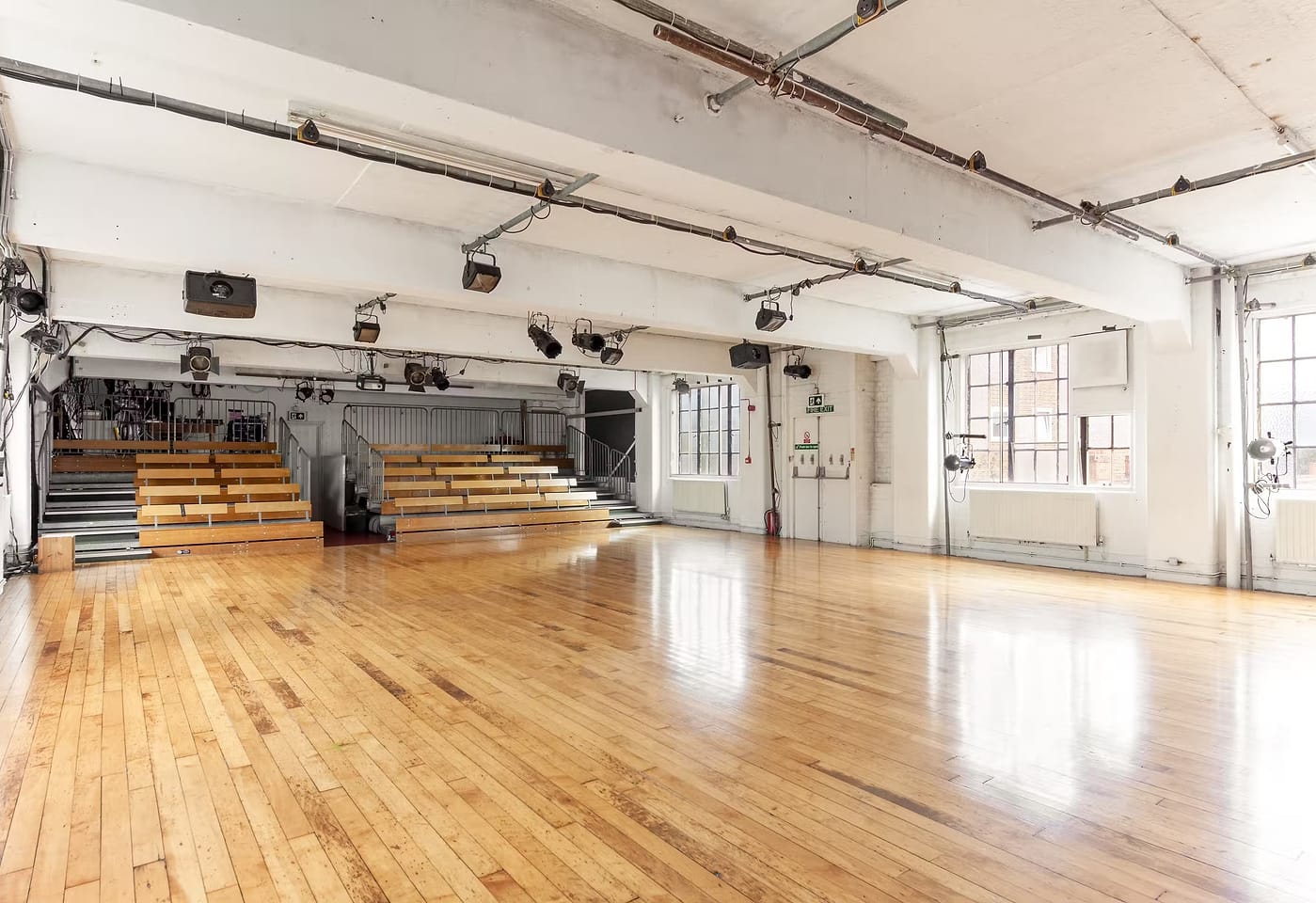 This rehearsal room is near Victoria Park, east London