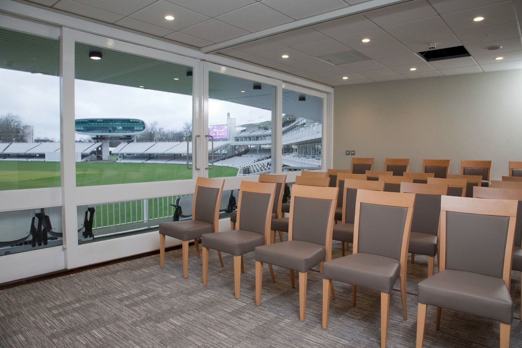 Enjoy views of the green whilst making your pitch: Lords Cricket Ground: Tavern Suites image 3