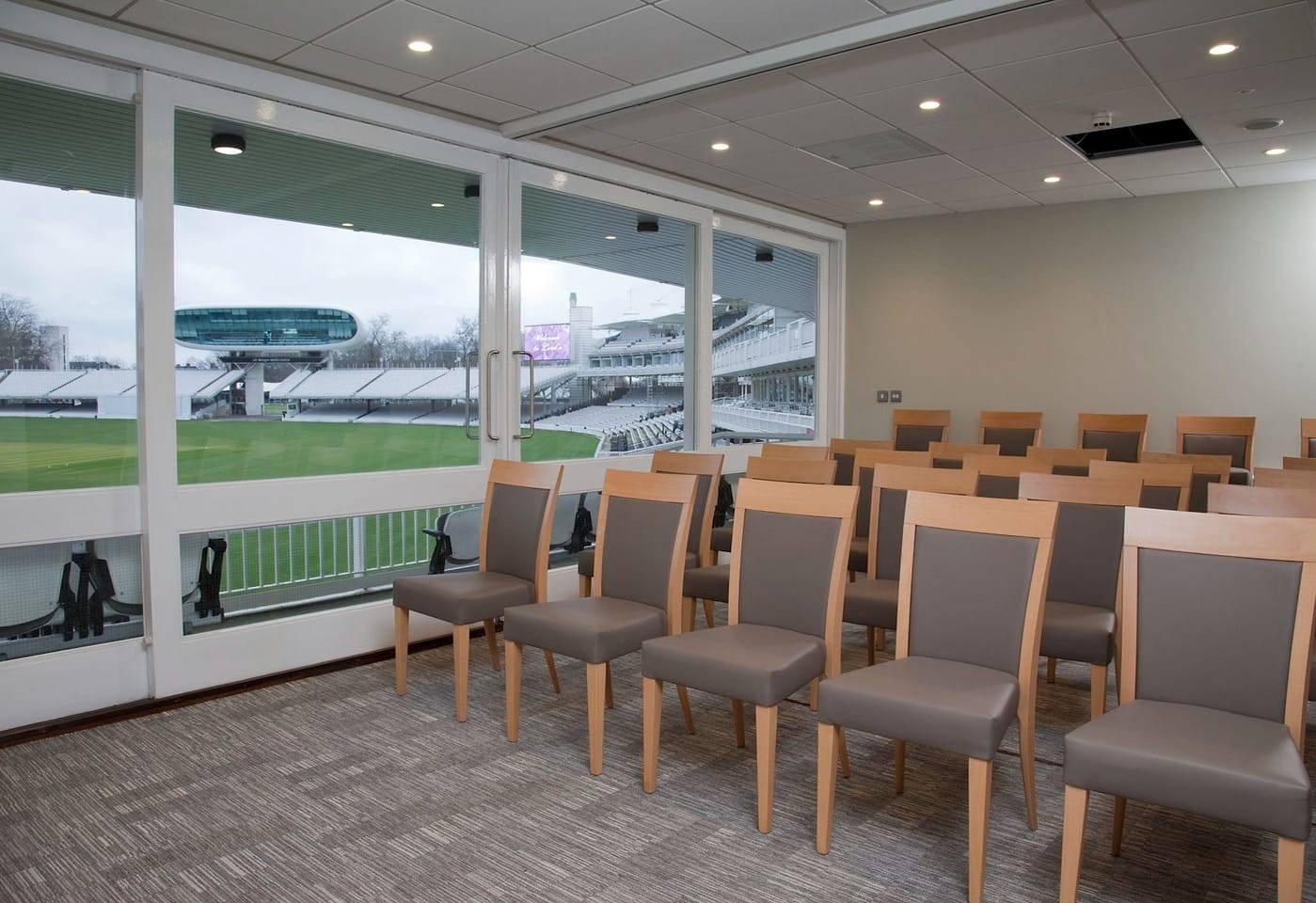 Enjoy views of the green whilst making your pitch: Lords Cricket Ground: Tavern Suites image 3