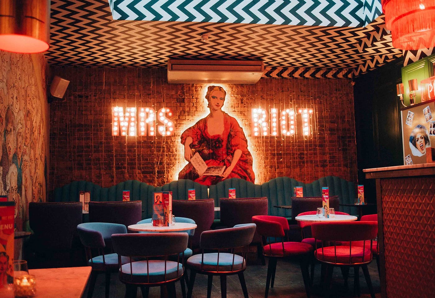 A Covent Garden cocktail bar with its own karaoke room: Mrs Riot1