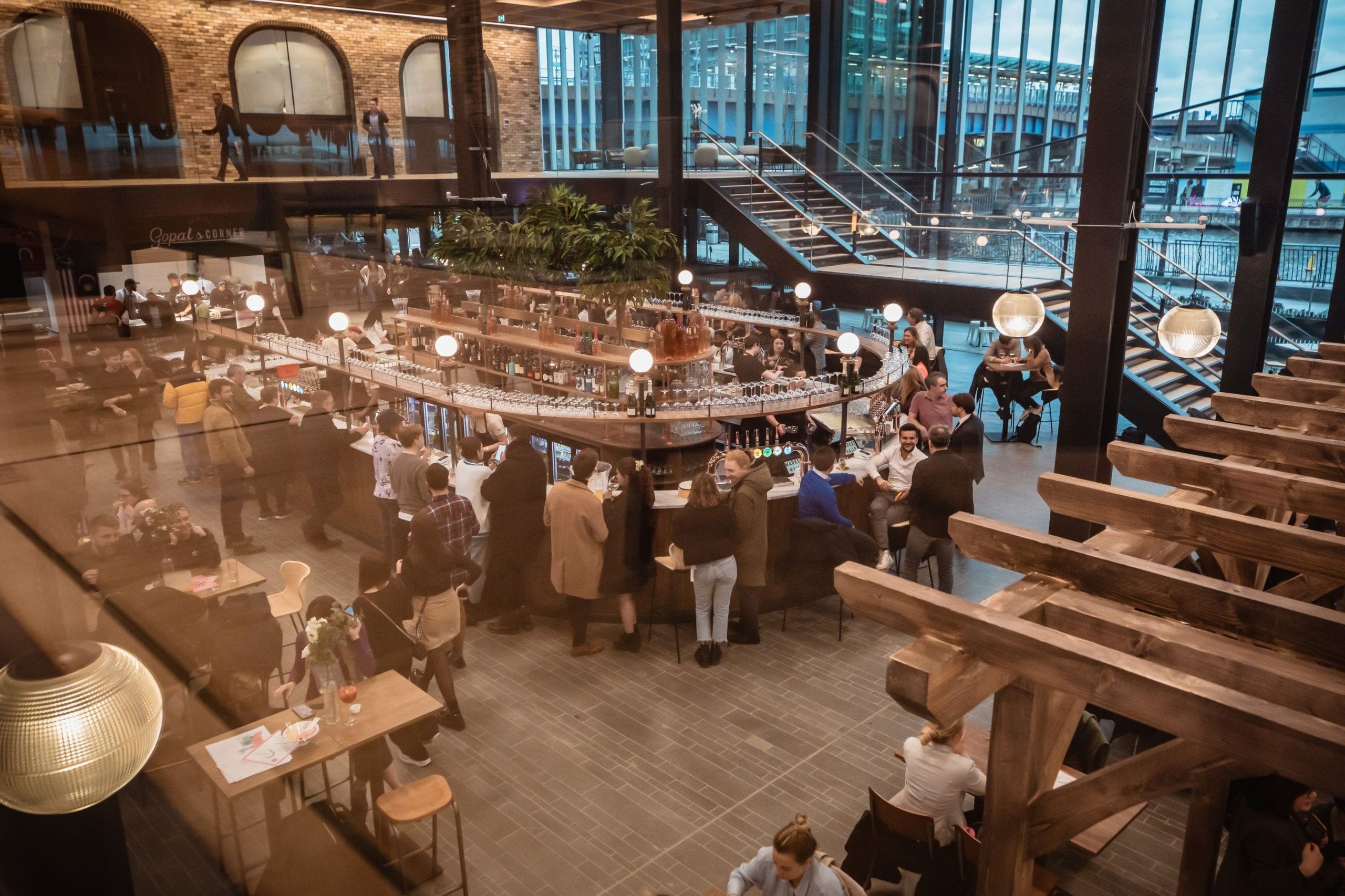 Market halls restauarant hire london 