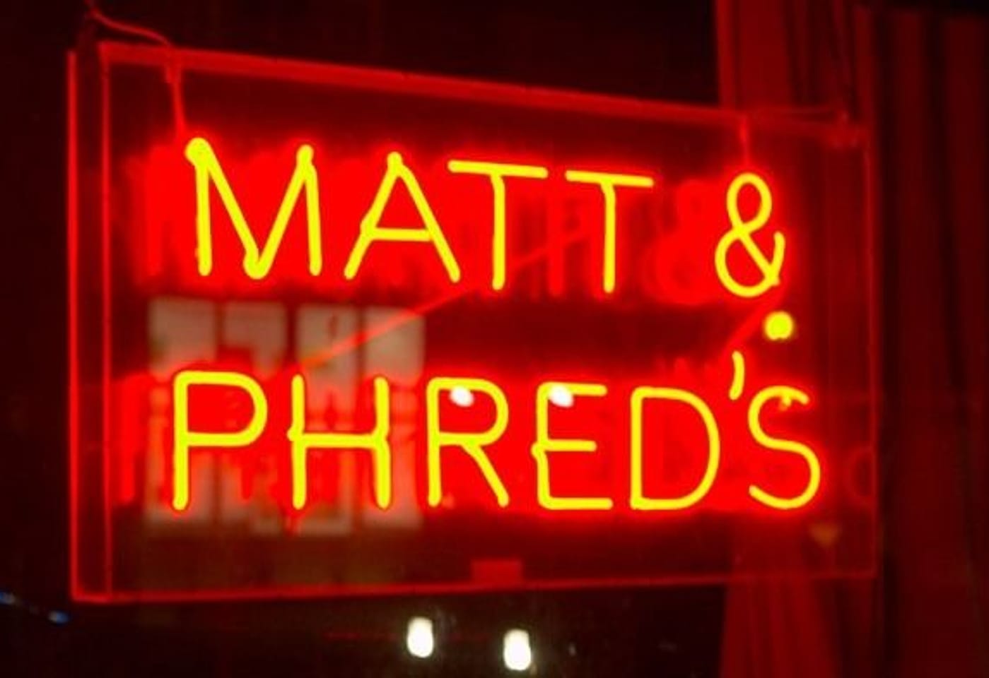 Matt and phreds manchester bar 2