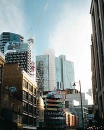 The Shoreditch skyline