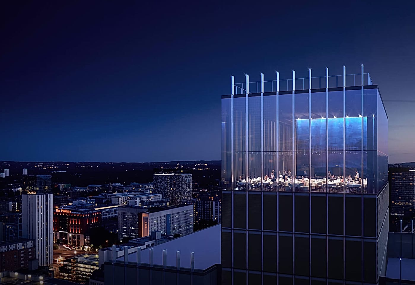 Celebrate your hen party in Birmingham in the clouds: Orelle 1