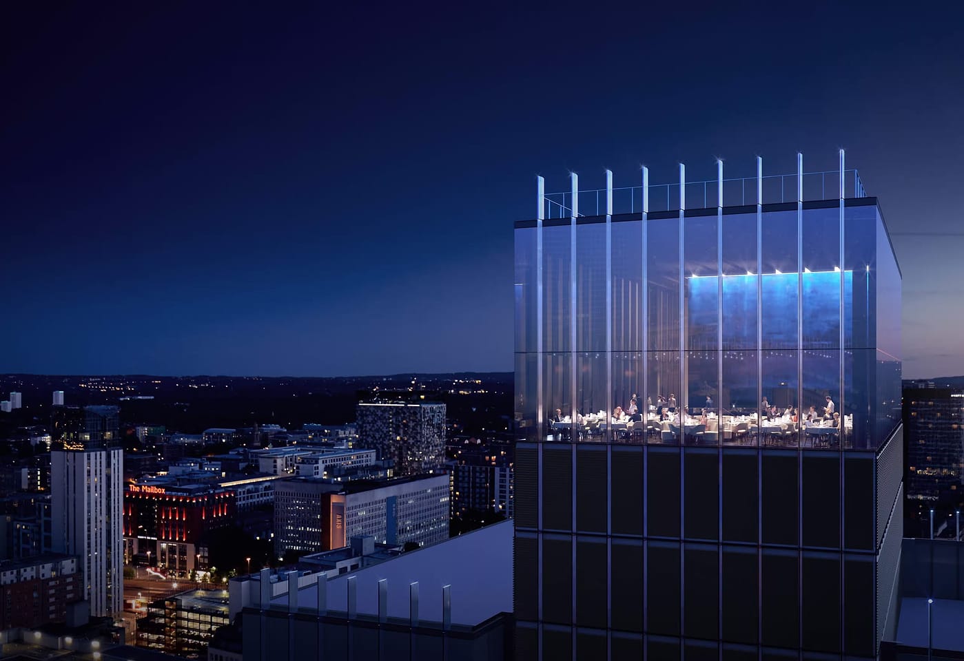 Celebrate your hen party in Birmingham in the clouds: Orelle 1