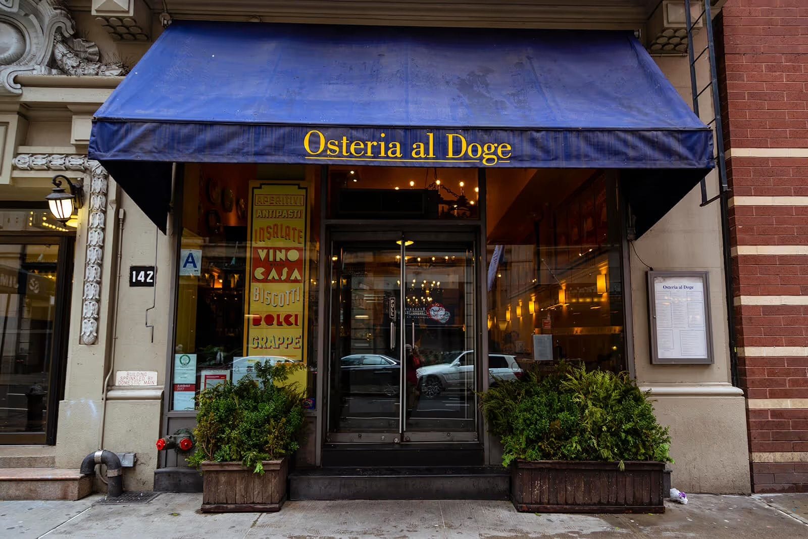 Osteria Al Doge nyc business lunch
