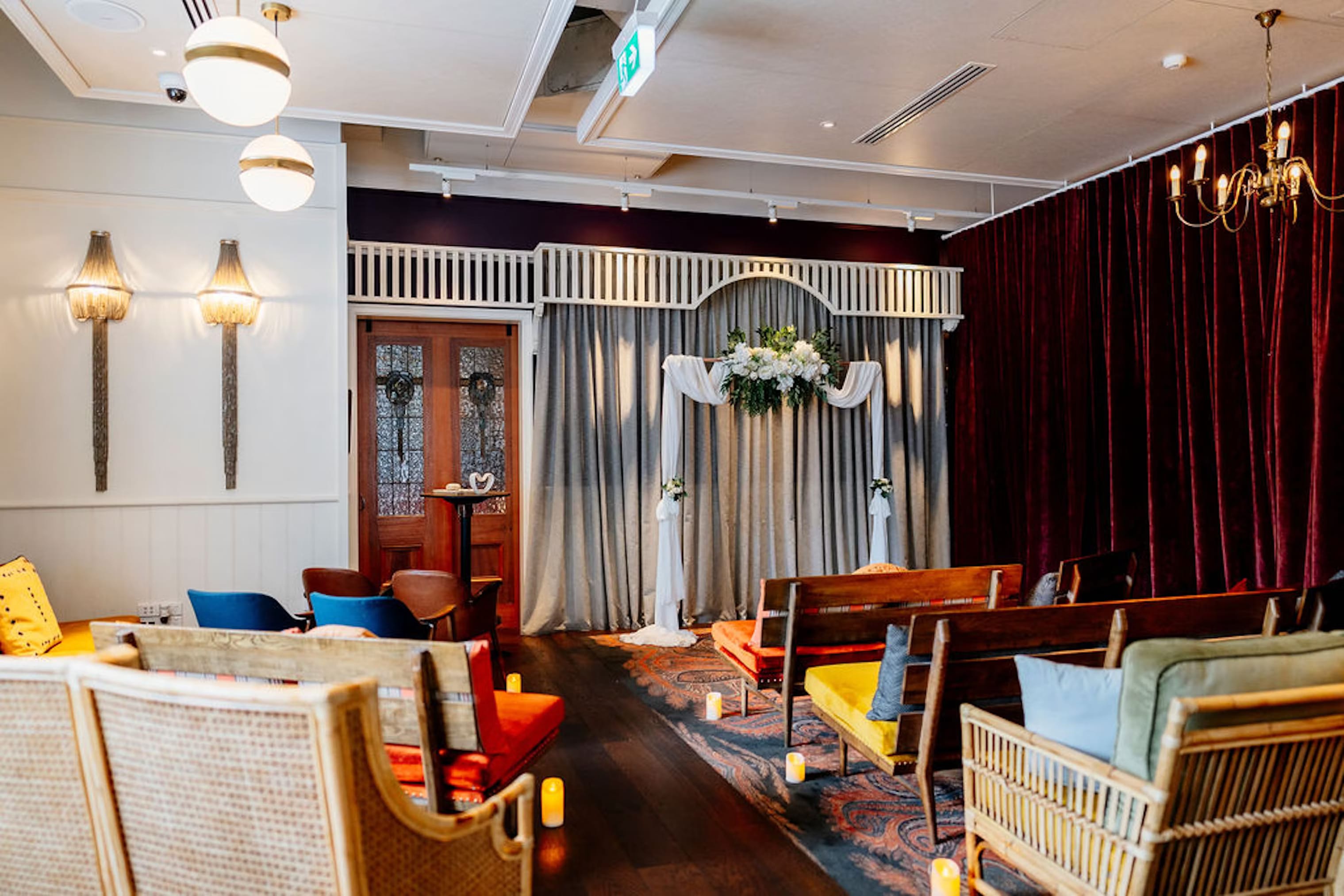 Ovolo The Valley | View of the Library in Wedding Style Set-up | Venue Hire Brisbane | 3