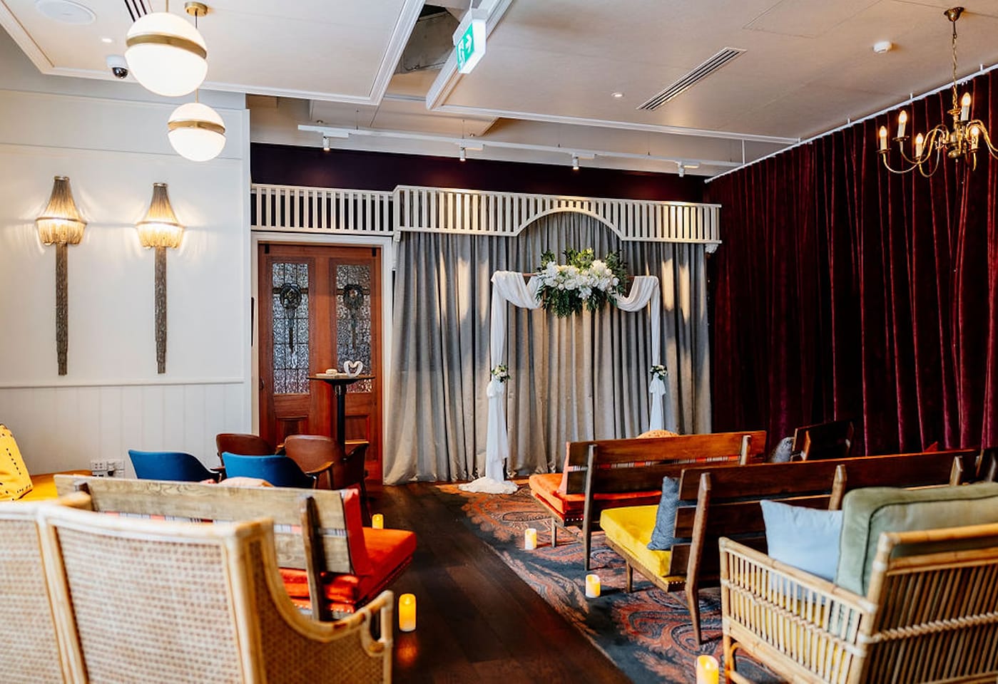 Ovolo The Valley | View of the Library in Wedding Style Set-up | Venue Hire Brisbane | 3