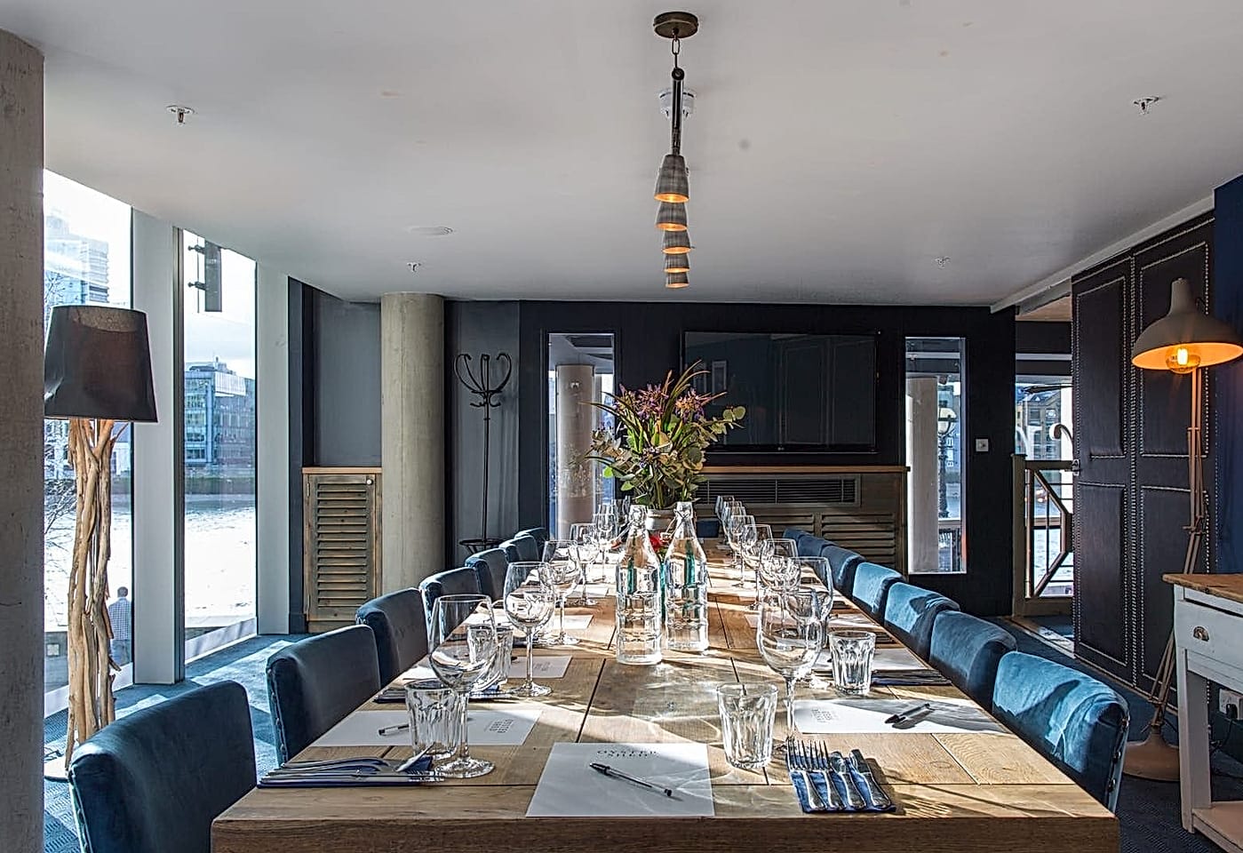 Oyster Shed The Captain's Table London Bridge Christmas Dinner