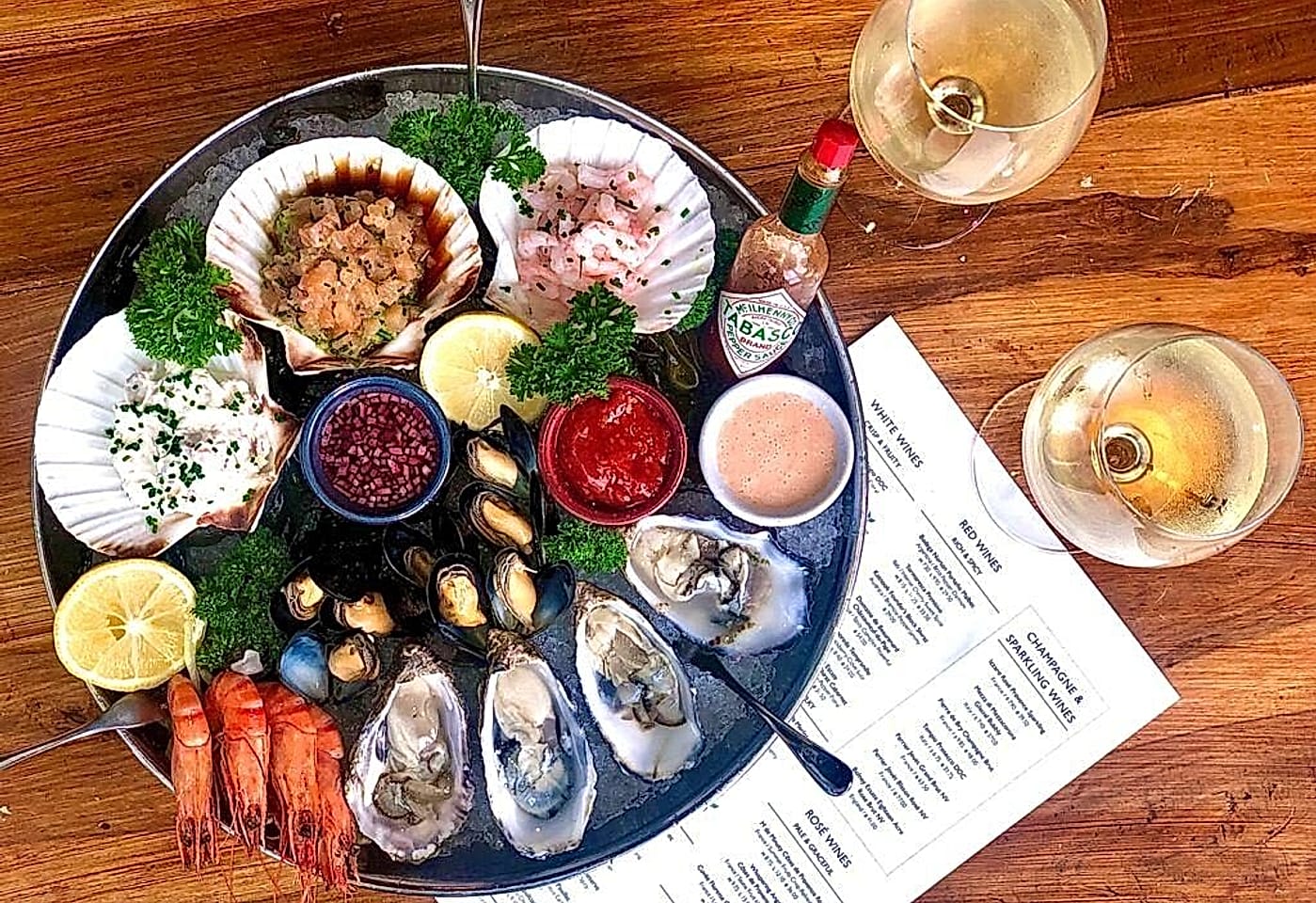 Oyster Shed The Captain's Table London Bridge Christmas Dinner