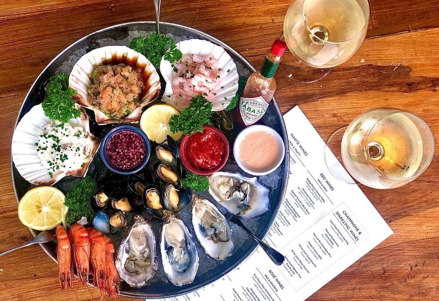 Oyster Shed The Captain's Table London Bridge Christmas Dinner