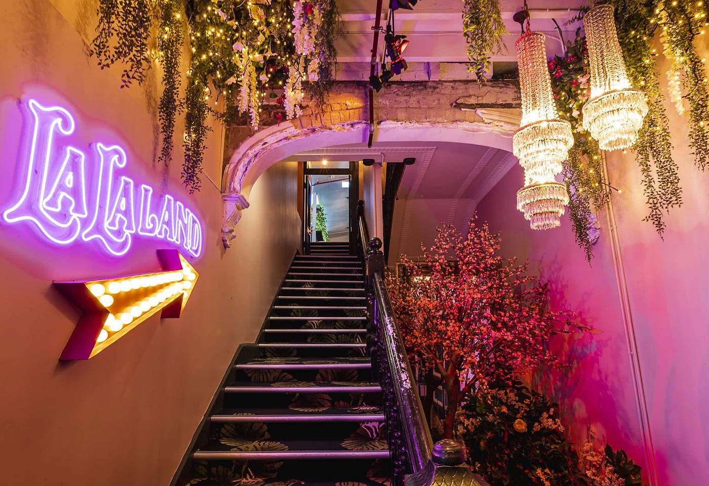 The Prince Consort Hotel | View of Staircase to La La Land | Venue Hire Brisbane | 1