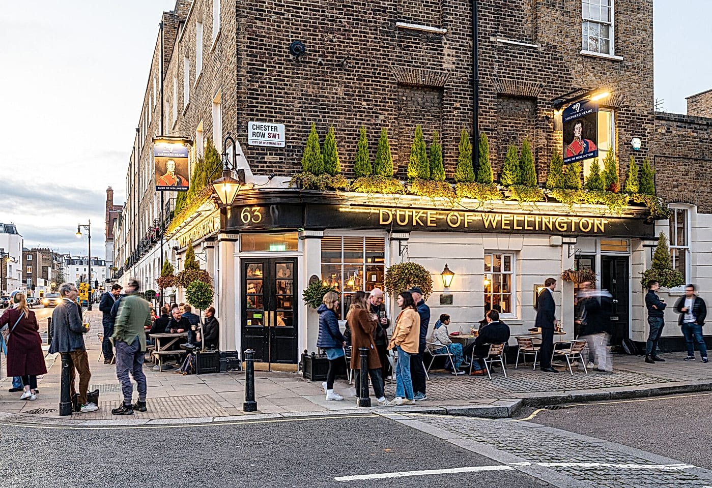 Corner pub near Victoria Station in London, England