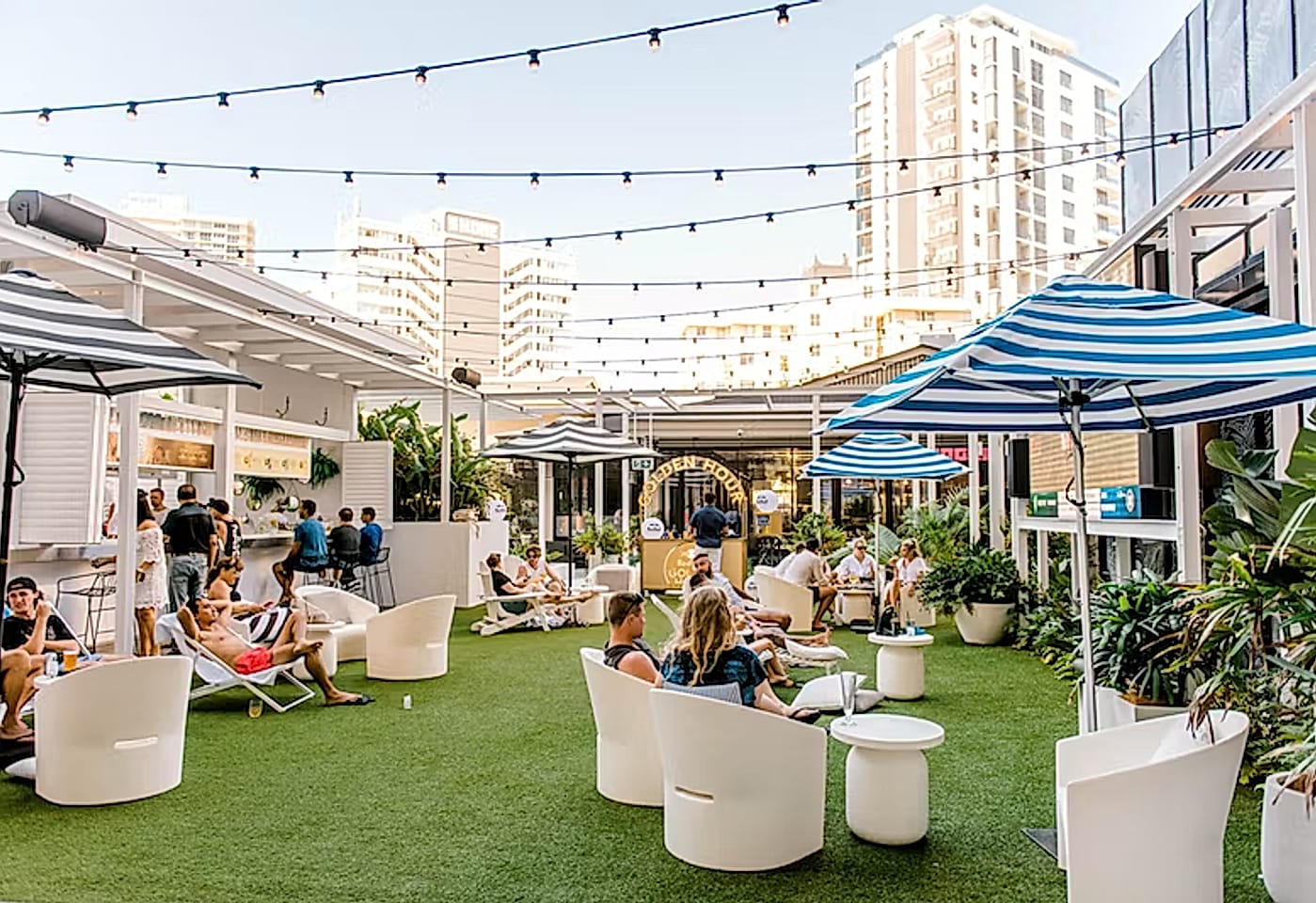 QT Gold Coast The Green | View of Outdoor Seating Area | Venue Hire Gold Coast | 3