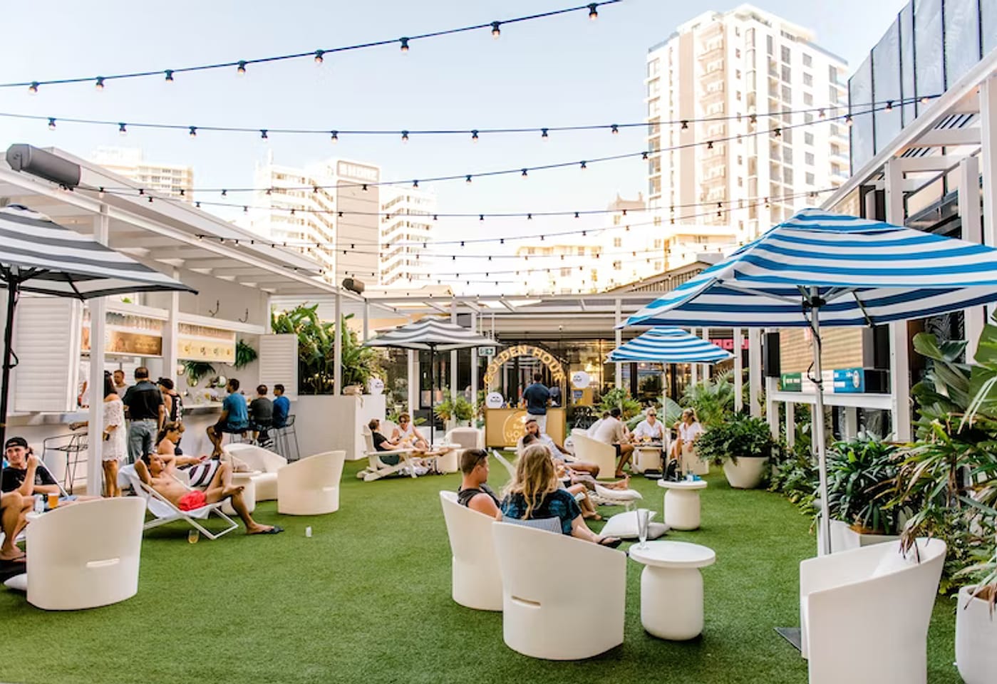 QT Gold Coast The Green | View of Outdoor Seating Area | Venue Hire Gold Coast | 3