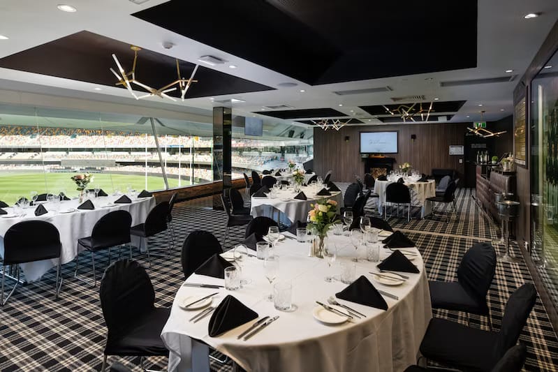 Queensland Cricketers' Club | View of Platinum Room Cabaret Seating | Venue Hire Brisbane | 3