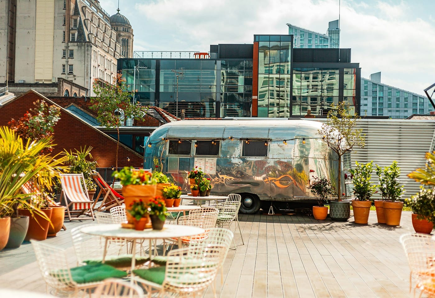 Rooftop Deck and Dome manchester bar hire