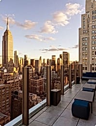 Rooftop bar hire US