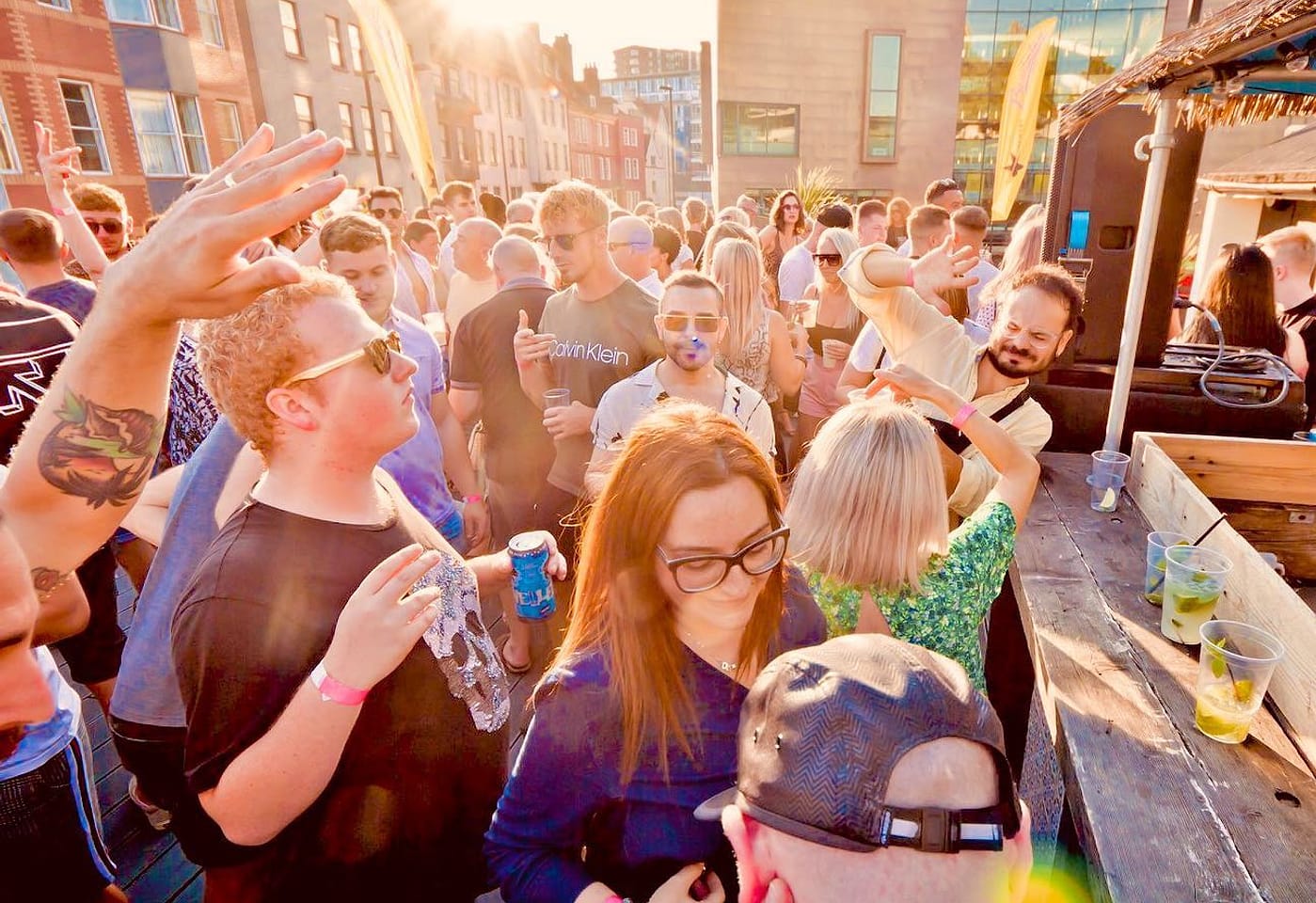 Dancing at a Bambalan rooftop party