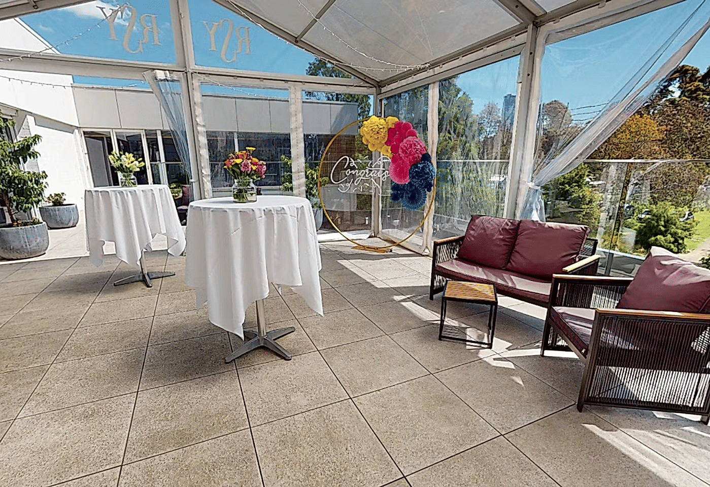 Royal South Yarra Lawn Tennis Club | The Western Terrace | Venue Hire Melbourne | 1