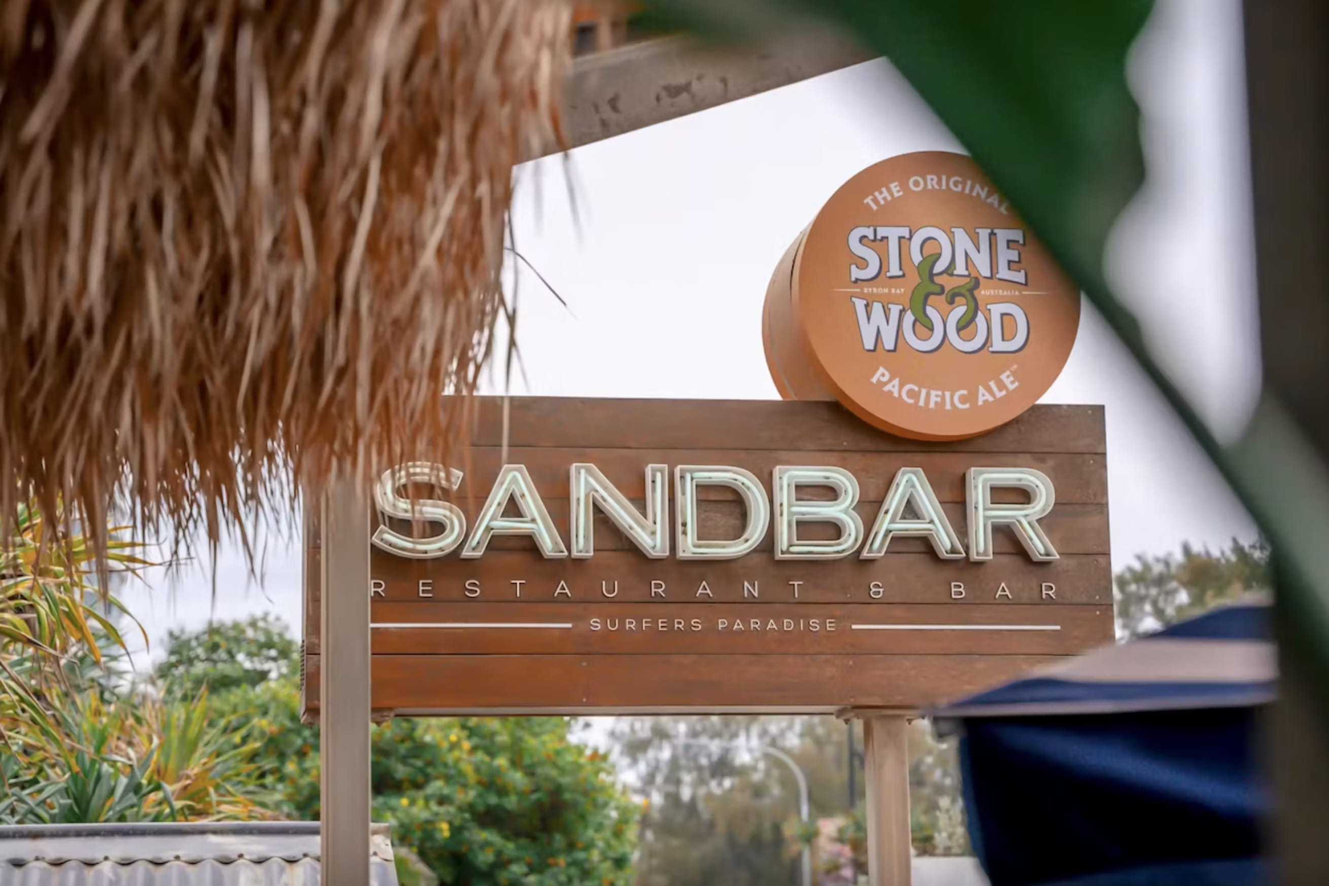 Sandbar Surfers Paradise | View of Entrance Sign | Venue Hire Gold Coast | 2