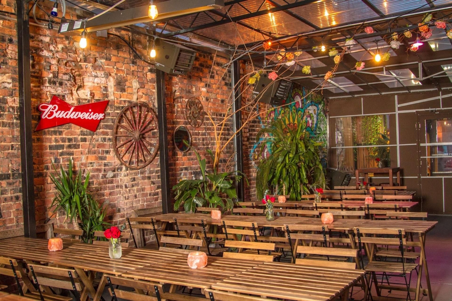 Santiagos Beer Garden Harlem Private Events Rent NYC 