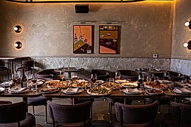 Sasso Italiano | View of Tables With Food and Wine | Venue Hire Brisbane | 3