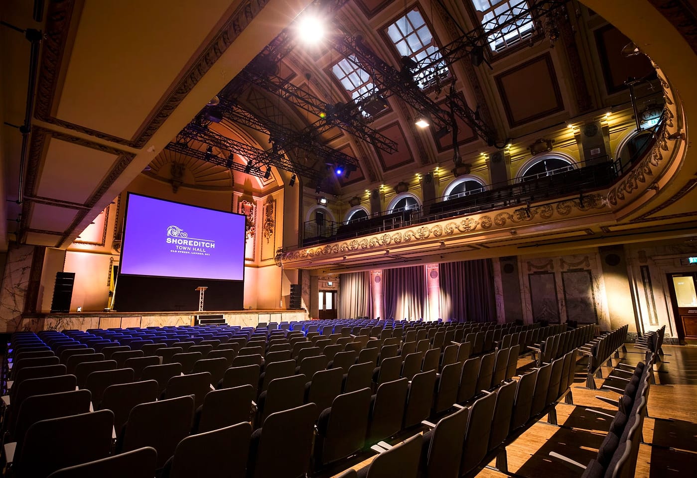Shoreditch town hall exhibition space