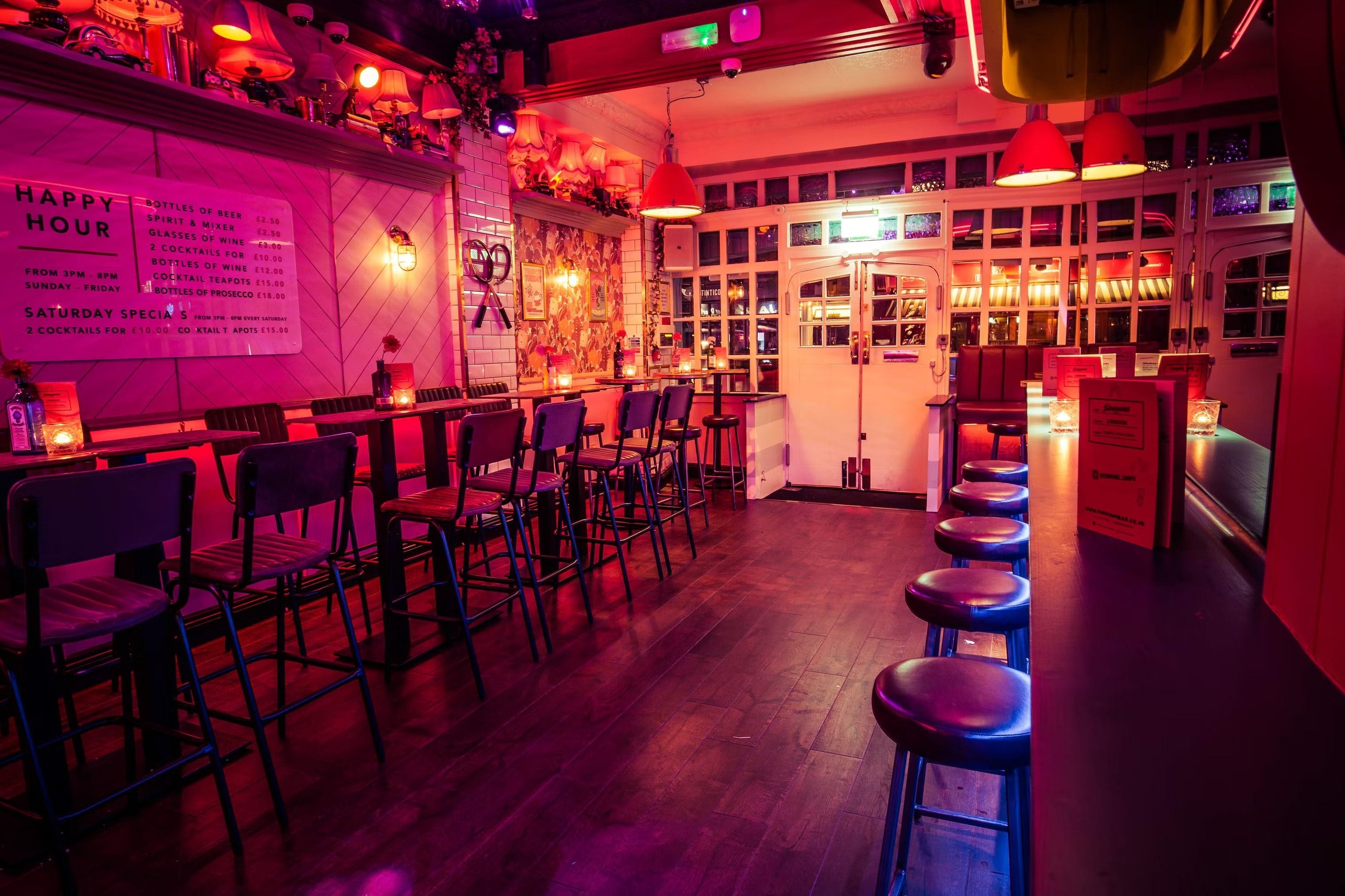 Simmons, Camden Town North London Party venues
