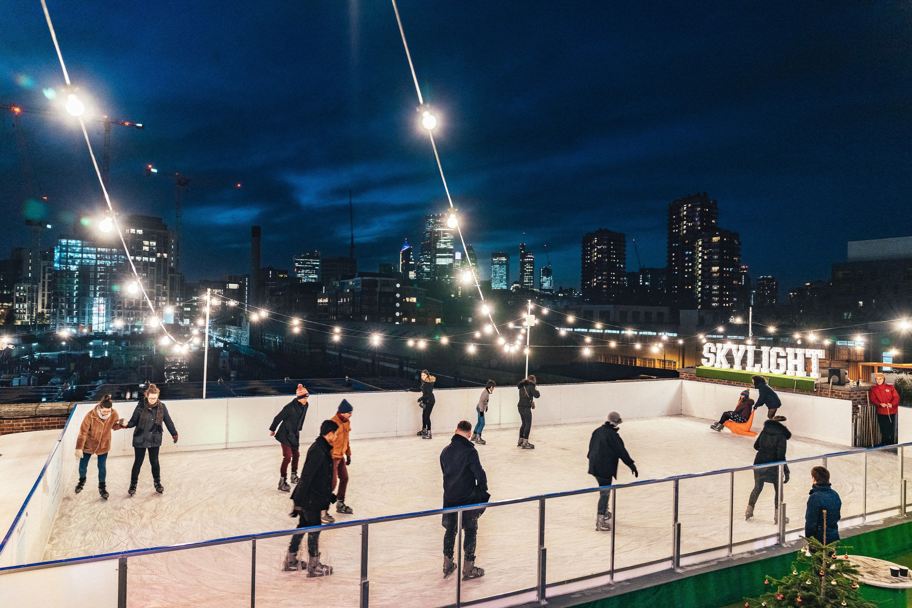 Skylight tobacco docks Christmas activity venue london