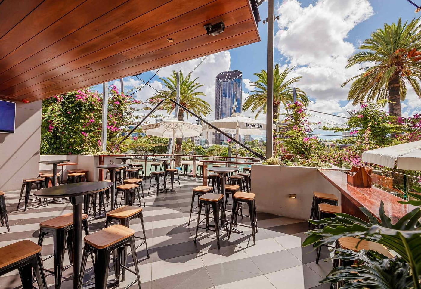 Southbank Beer Garden | Outdoor Terrace and City View | Venue Hire Brisbane | 1