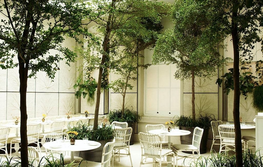 Dine in your own private space within Somerset House: Spring1