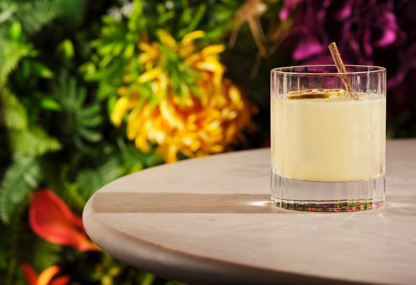 A cocktail at Sabine, a rooftop bar in St Pauls London