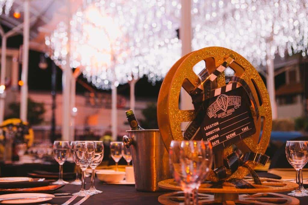 Warner Bros. Movie World | close Up of Table Decor | Venue Hire Gold Coast | 3