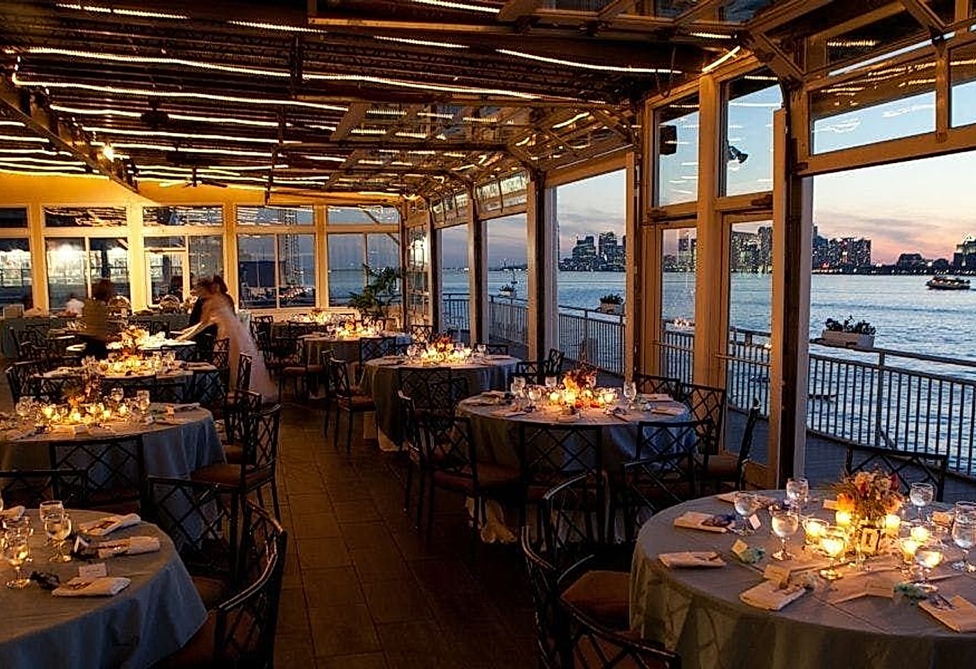 A Manhattan outdoor party venue with views for days: Sunset Terrace at Chelsea Piers1