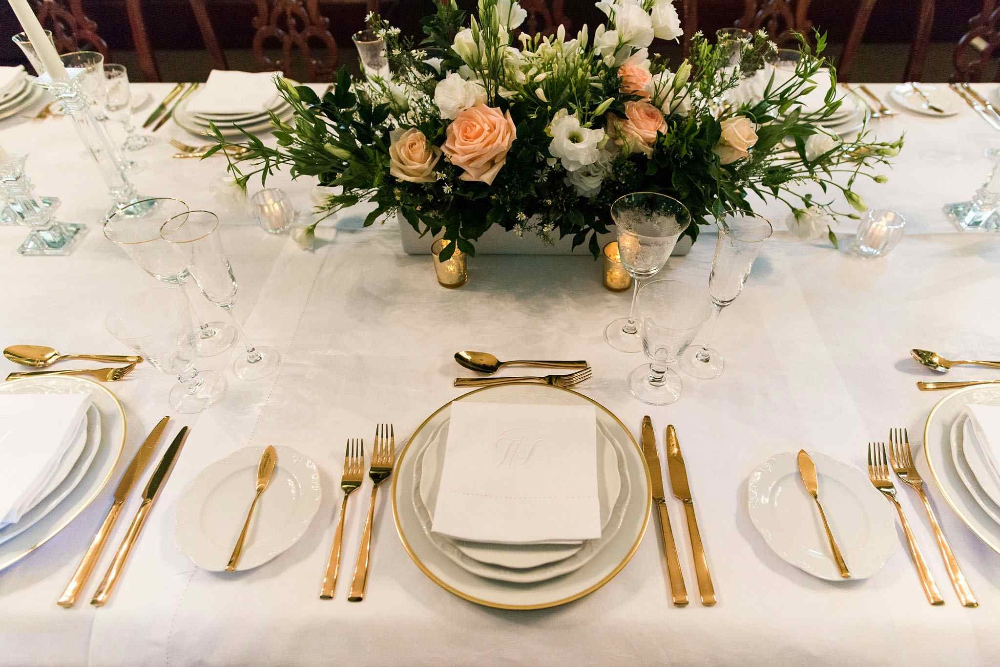 Customs House Brisbane | Close Up of Banquet Table | Venue Hire Brisbane | 3 