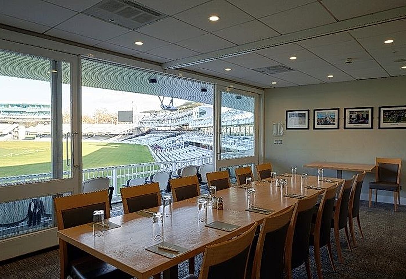 View the pitch whilst making your pitch: Lords Cricket Ground: Tavern Suites1
