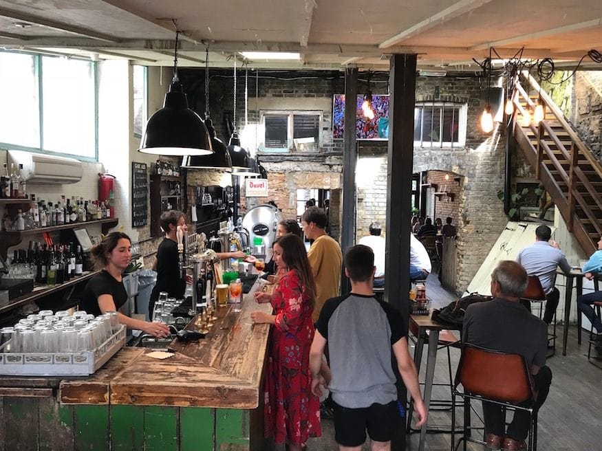 The Crown and Shuttle Shoreditch beer garden 2