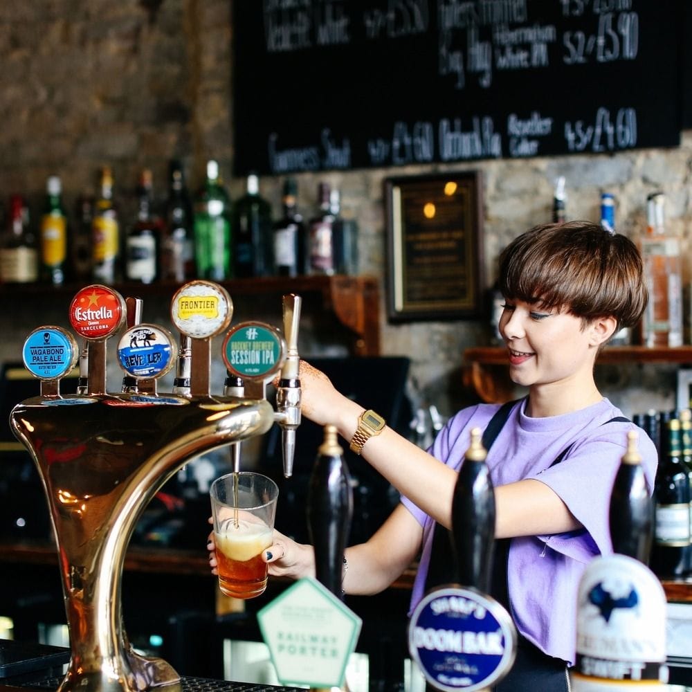 The Crown and Shuttle Shoreditch beer garden 3