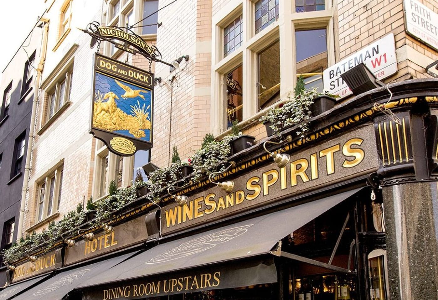 The West End pub that inspired Orwell (well, one of them): The Dog and Duck image 2
