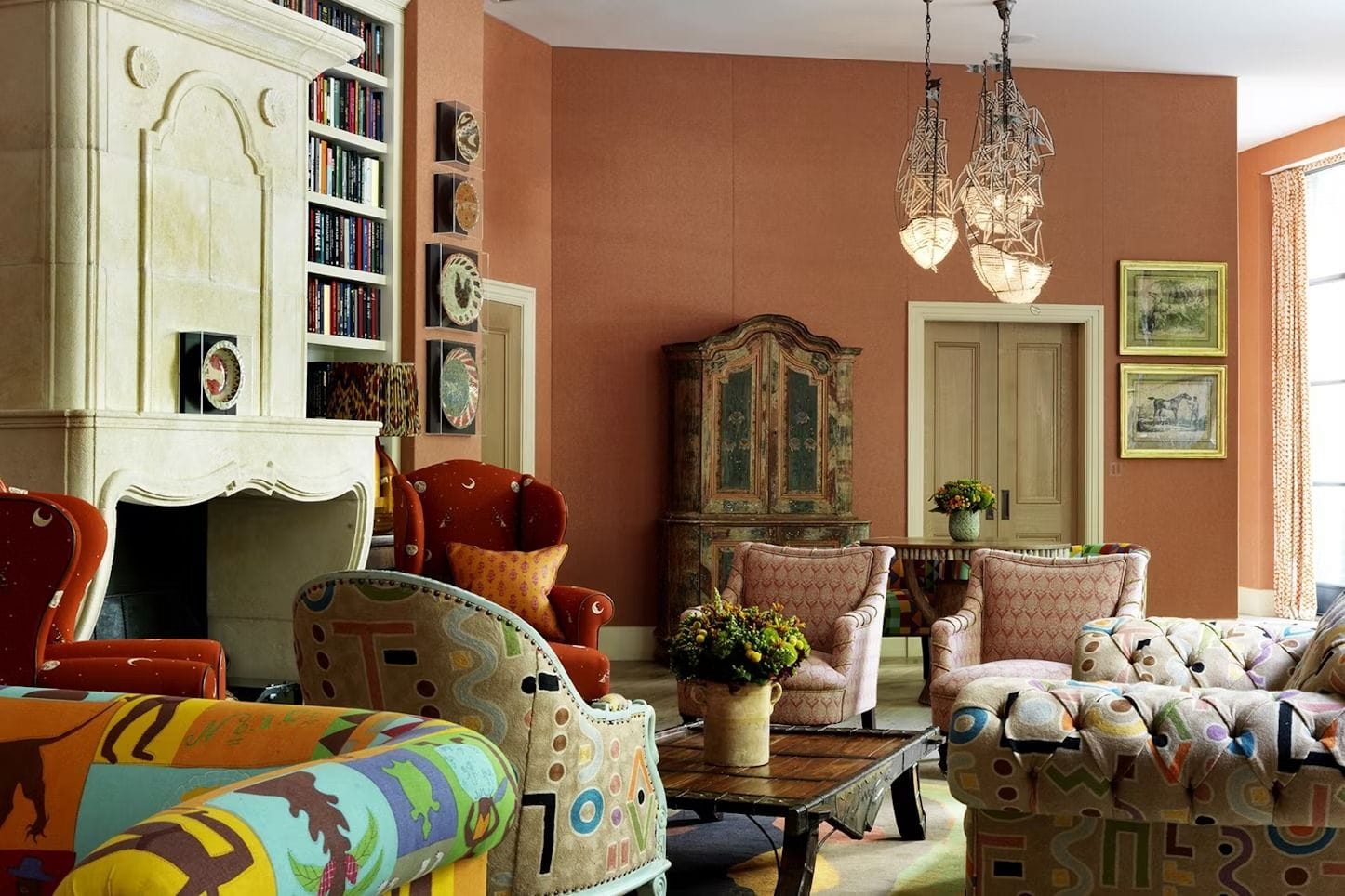 A quirky London hotel meeting room with all the kit: Ham Yard Hotel1