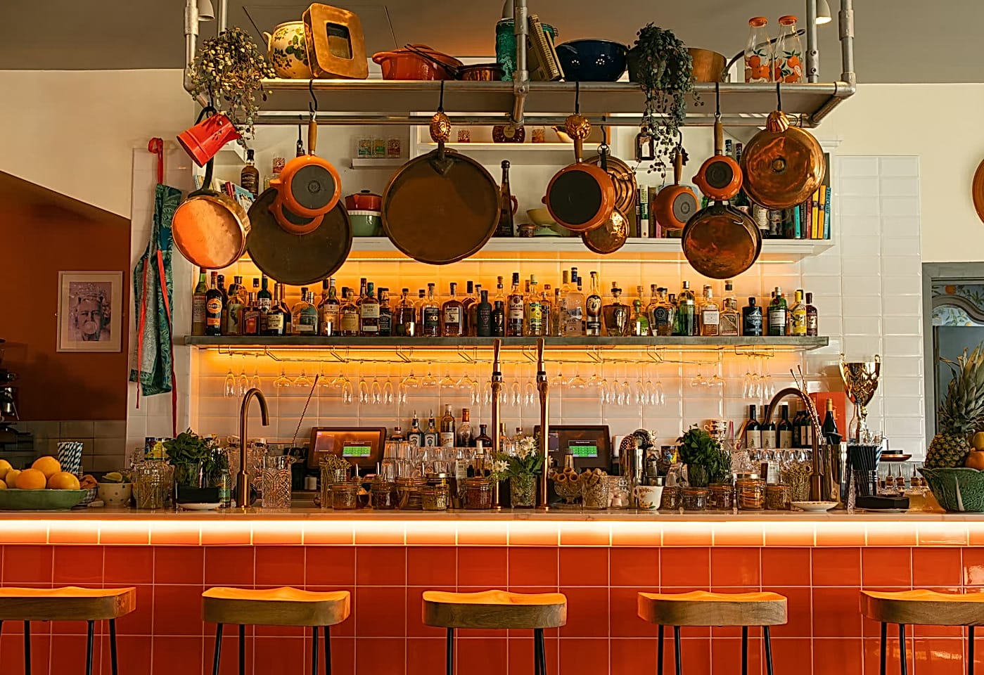 The Little Orange Door clapham bar