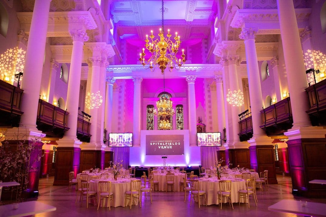 The Nave Spitalfields London Banqueting Hall