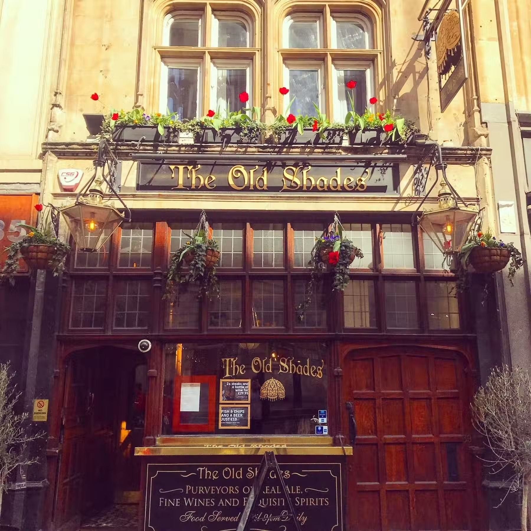 The Old Shades bar embankment 
