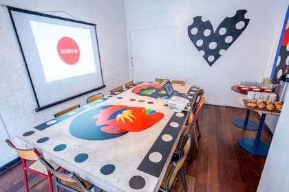 A nice balance of work and play: The Ping Pong Room, The Book Club image 2