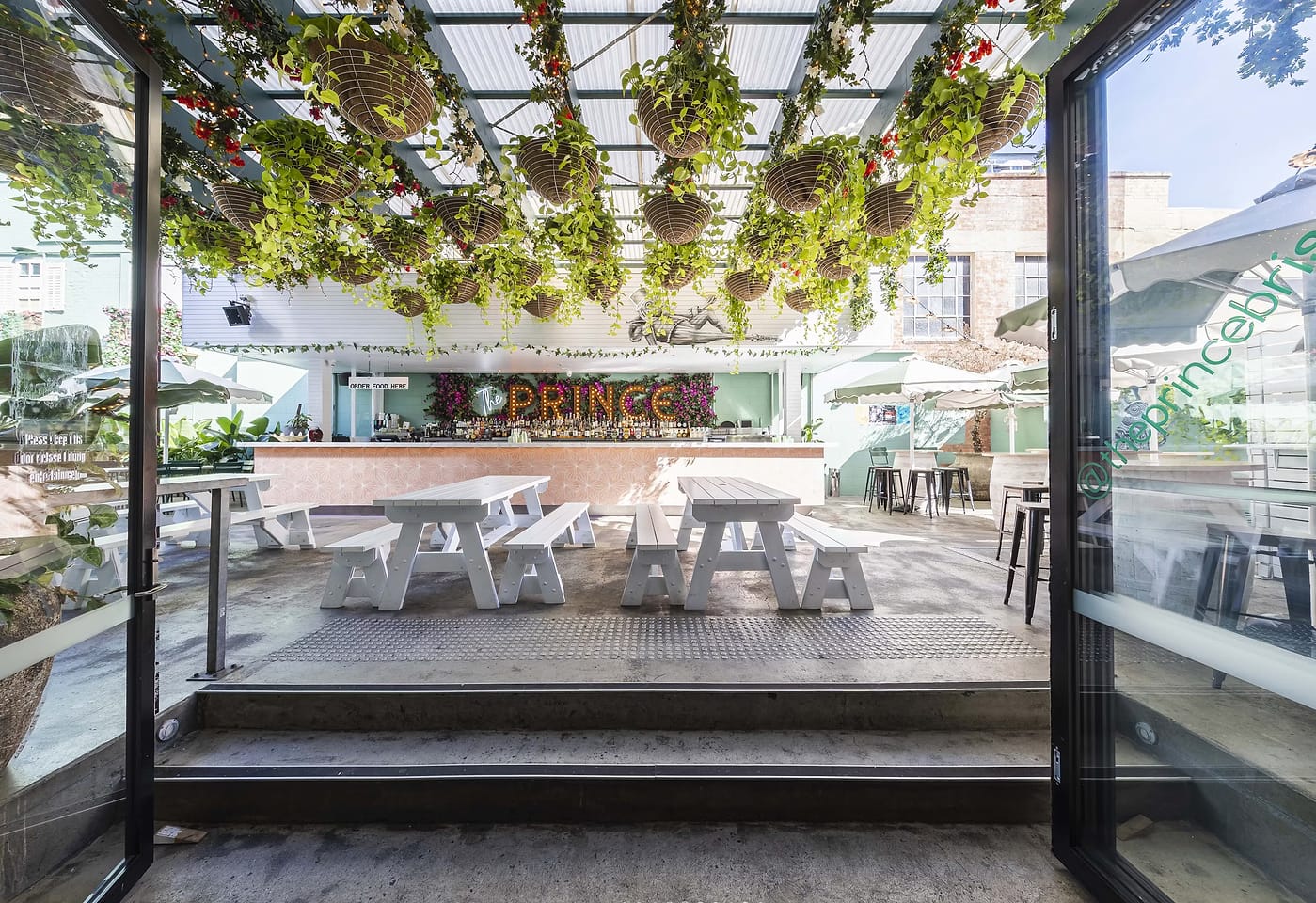 The Prince Consort Hotel | Garden Bar and Seating | Venue Hire Brisbane | 1